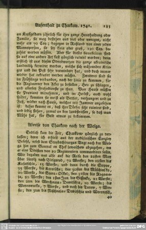 Abreise von Charkow nach der Wolga