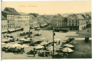 Teplitz. Marktplatz