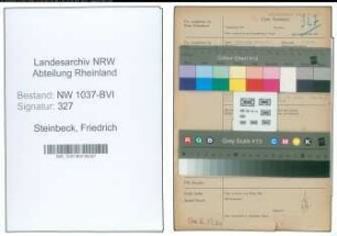 Entnazifizierung Friedrich Steinbeck , geb. 27.10.1894 (Handelsvertreter)