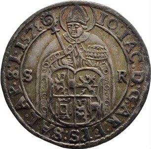 Münze, 1/2 Guldentaler (30 Kreuzer), 1578