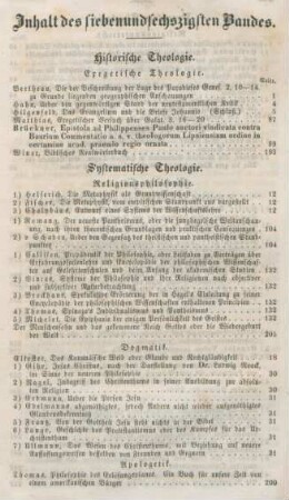 285-288 Inhaltsverzeichnis
