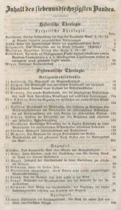 285-288 Inhaltsverzeichnis