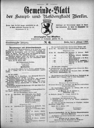 1900,6: No. 6, 11. Februar 1900
