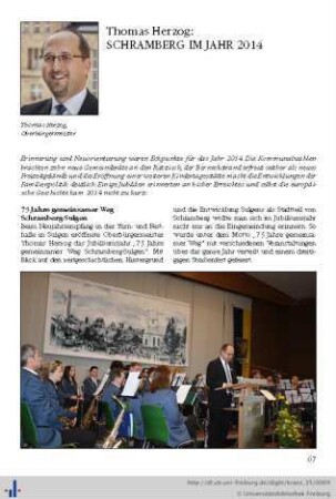 Schramberg im Jahr 2014.