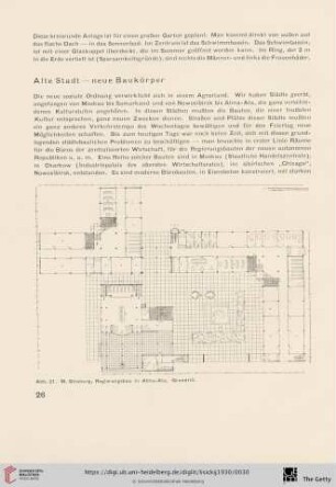 Alte Stadt - neue Baukörper