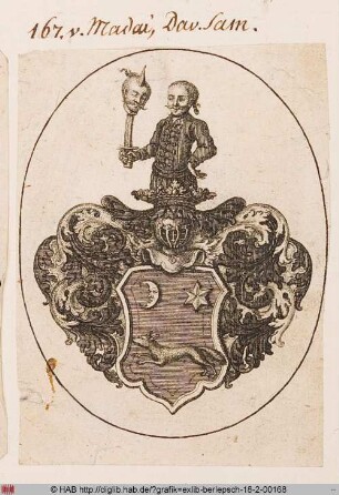 Wappen des David Samuel von Madai