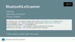 Connecting the bean – The bumpy road of BLE on Android