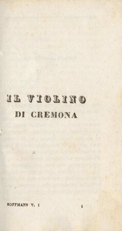 Il violino di cremona