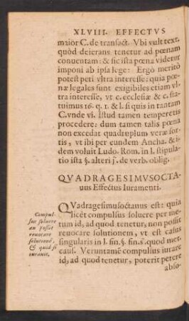 Quadragesimus Octavus Effectus Iuramenti.