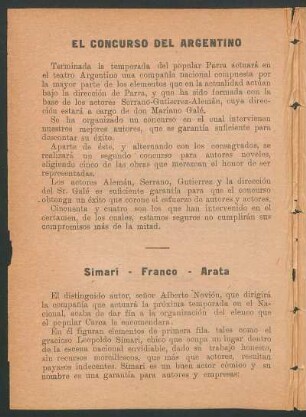 Simarí - Franco - Arata