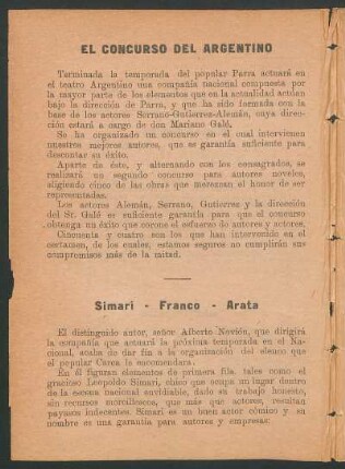 Simarí - Franco - Arata