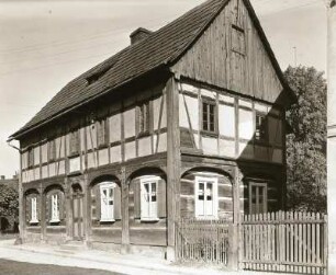 Geburtshaus des Historienmalers Joseph Ritter von Führich in Kratzau (heute Chrastava / Tschechien) auf der Führichgasse 95