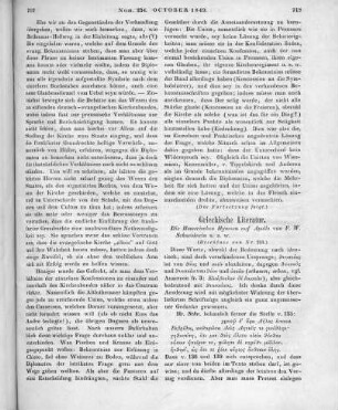 Schneidewin, F. W.: Die Homerischen Hymnen auf Apollo. Göttingen: Vandenhoeck & Ruprecht 1847 (Beschluss von 233)