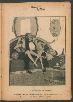 El ajedrez de la milonga [Chiste gráfico]
