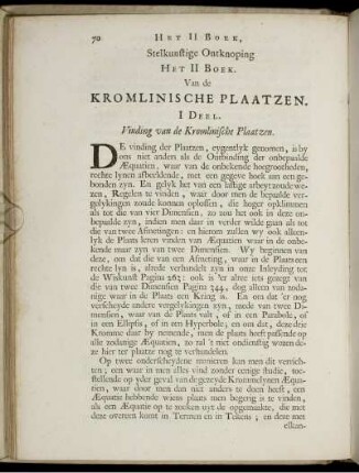 Het II Boek. Van de Kromlinische Plaatzen.