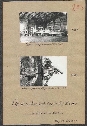 In Galizien und Rußland: Deutscher Fleiderschuppen bei Kowel 1916