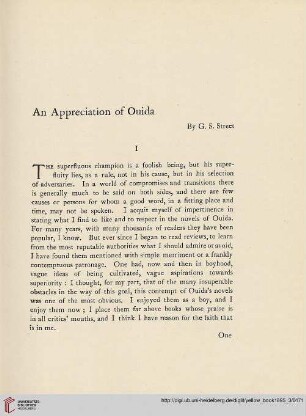 6: An appreciation of Ouida