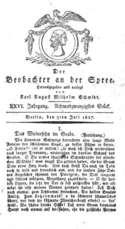 28. Stueck, 9. Juli 1827