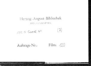 Oratio de exercitio disputationum publicarum : Scripta et recitata in Schola Iulia Helmstadii.
