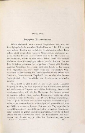 Spiegelbilder der gesunden und kranken Vaginalportion und Vagina, 3