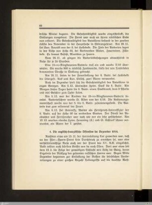 4. Die englisch-französische Offensive im Dezember 1914
