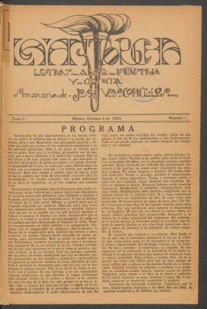 1924,1,1: tomo 1, número 1 (octubre 4 de 1924)