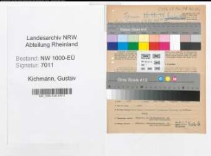 Entnazifizierung Gustav Kichmann, geb. 07.11.1894 (Baecker)