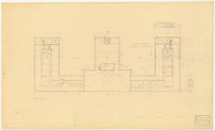 Verwaltungsgebäude der Sächsischen Bauernschaft, Dresden: Grundriss Dachgeschoss 1:100