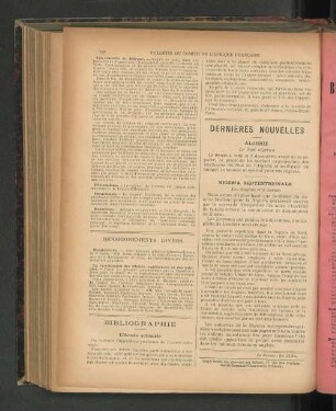 Dernières Nouvelles.