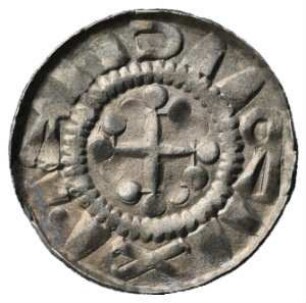 Fundmünze, Sachsenpfennig, 1024 - 1039?