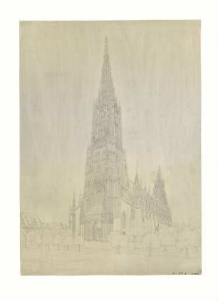 Münster. Südwestseite um 1890