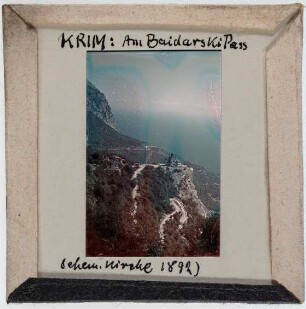 Krim: Am Baidarskipass, ehem. Kirche (Foto 1942/43)