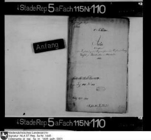 Bestallung des Organisten und Küsters Lorentz Cassel in Steinkirchen
