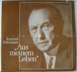 Doppelalbum: Konrad Adenauer erzählt aus seinem Leben, Plattenhülle