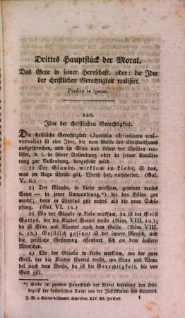 Johann Michael Sailer's sämmtliche Werke. 14, Theologische Schriften: Handbuch der christlichen Moral ; 2