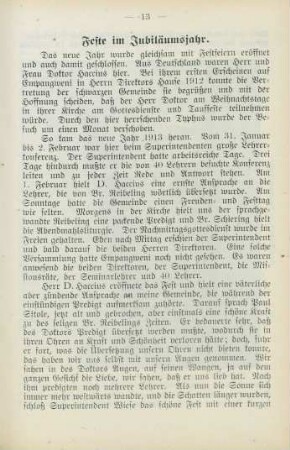 Feste im Jubiläumsjahr