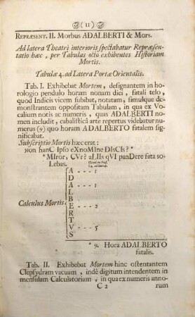 Repræsent. II. Morbus Adalberti & Mors.