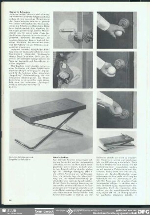 Design für Behinderte : Ideen Entwürfe Produkte