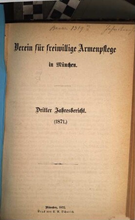 Jahresbericht .... 3. 1871 (1872)