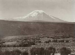 Chimborazo - Nordnordwest-Seite, Standpunkt: Nähe von Cunucyacu (3800m)