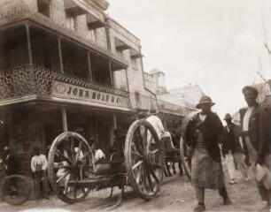 Straßenleben in Kingston auf Jamaica