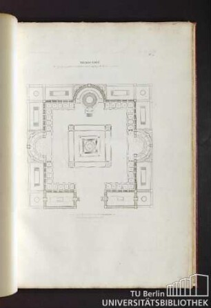 Pl. 4. Menagerie. 2eme. grand prix proposé par l'academie en 1783 et remporté par Mr Percier.