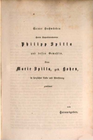 Benjamin Schmolck's Lieder und Gebete : eine Auswahl zur häuslichen Erbauung ; nebst einem Bildnisse und einer Biographie des Dichters