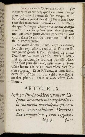Article IX.