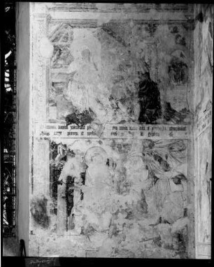 Heiligkreuztal Kloster Heiligkreuztal Klosterkirche Wandmalerei Anbetung der heiligen drei Könige und Flucht nach Äypten