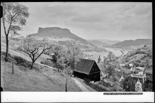 Stadt Königstein mit Lilienstein