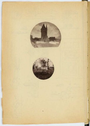 Wasserturm Tempelhofer Berg, Berlin-Kreuzberg. Denkmal, Berlin: Ansichten (aus: Skizzen- und Fotoalbum 3)