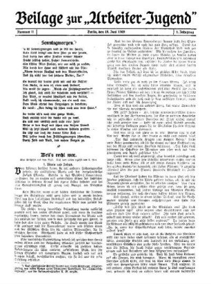 Sonntagmorgen : [Beilage zur "Arbeiter-Jugend"]