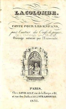 La colombe : conte pour les enfans