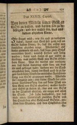 171-178, Das XXXIX. Capitel